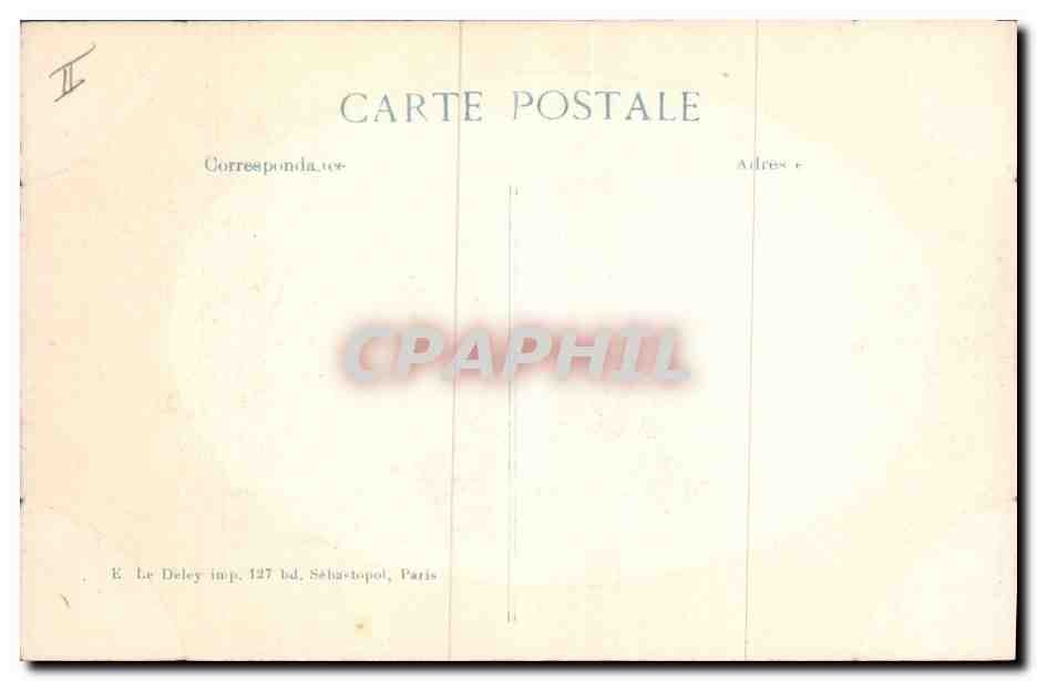 Le vieux pont Saint-Waast à Soissons — détruit par les Allemands — E. Le Deley, 15me Série — Verso