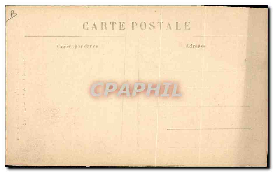 CPA Folklore Type de vieux paysan avec le collier de barbe et la veste a pans coupes — Verso