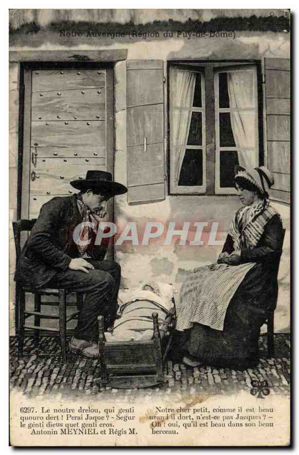 CPA Folklore Auvergne