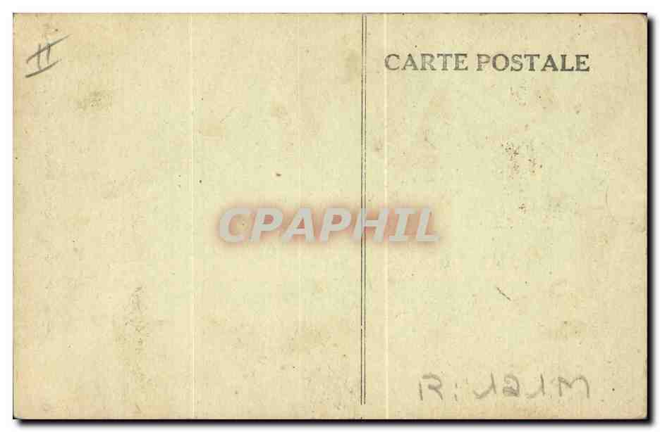 CPA Folklore Auvergne — Verso