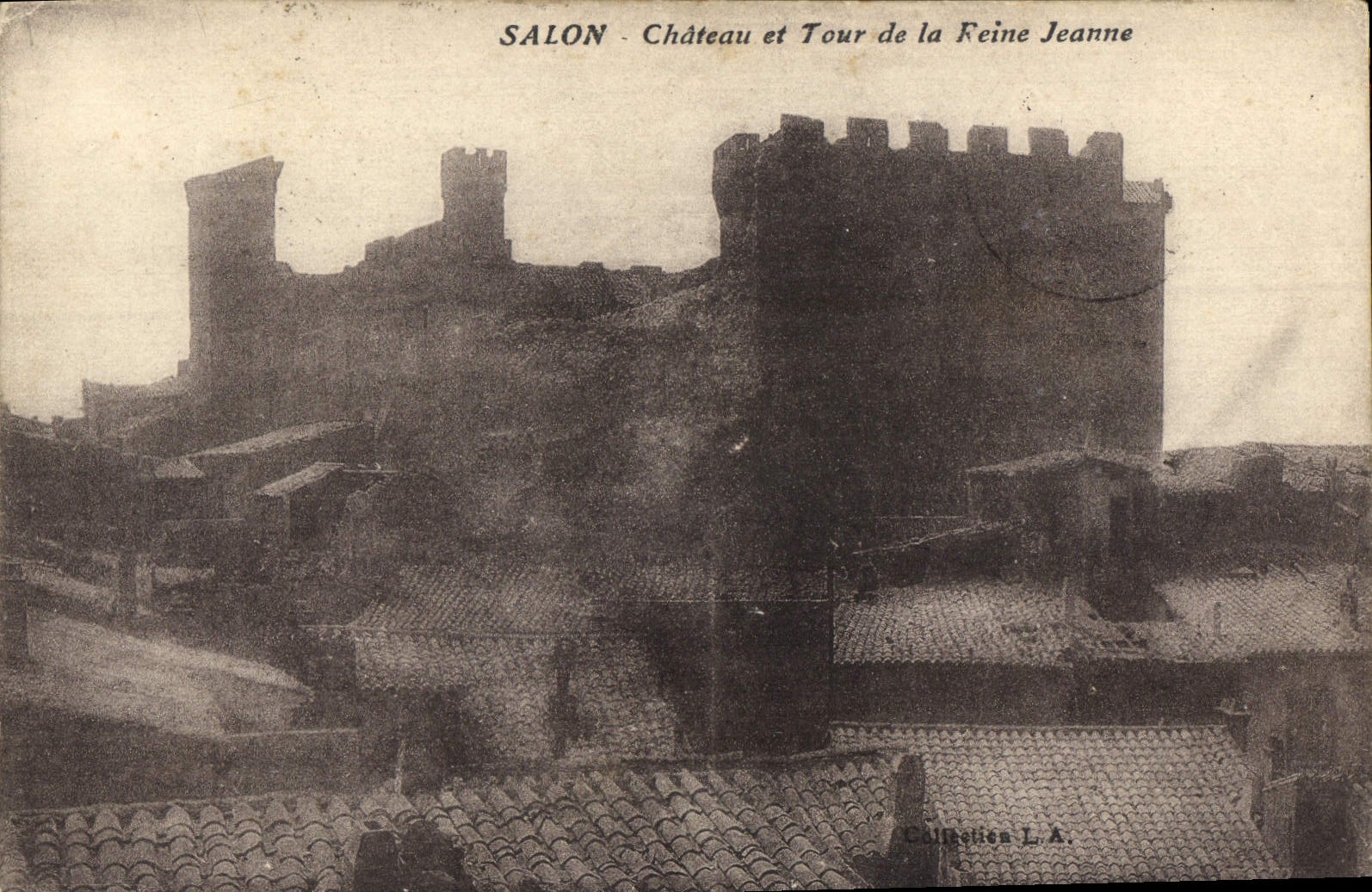 CPA Chateau et Tour de la Reine Jeanne Salon