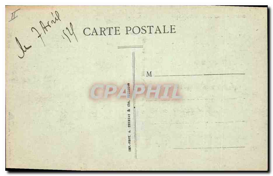 CPA Salon Cour interieure du Chateau de la Reine Jeanne — Rückseite