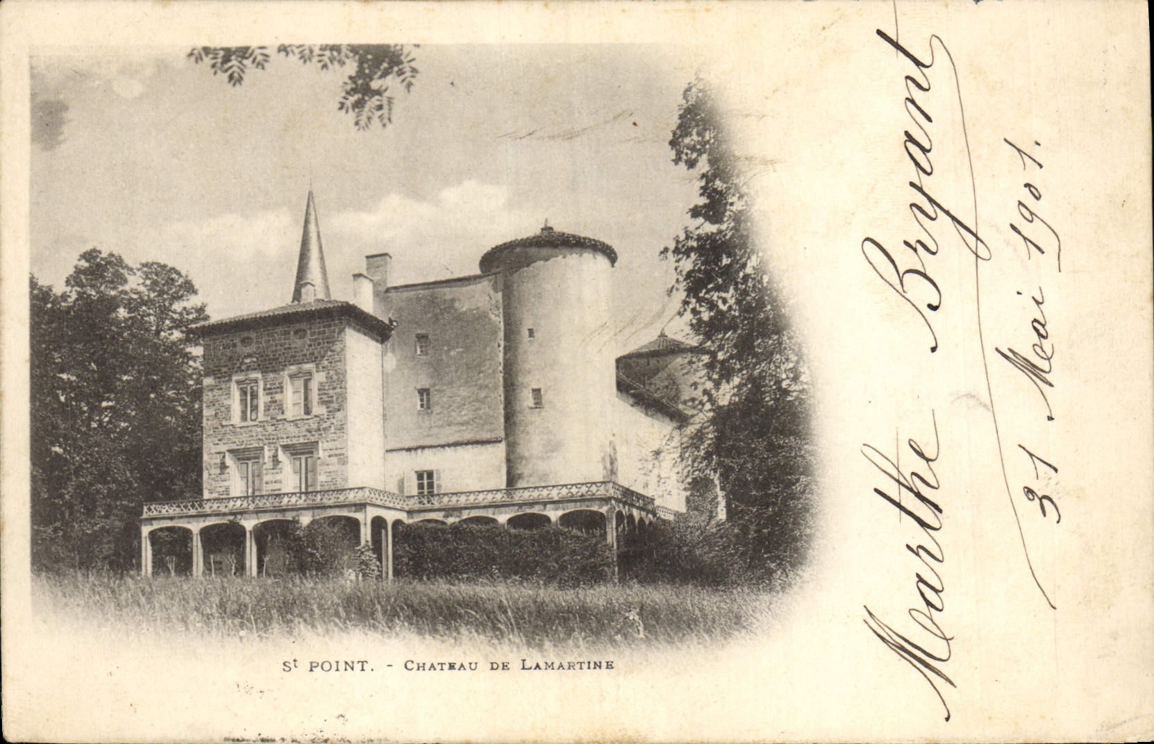 Saint-Point - Château de Lamartine — éditeur inconnu, n° de série non visible