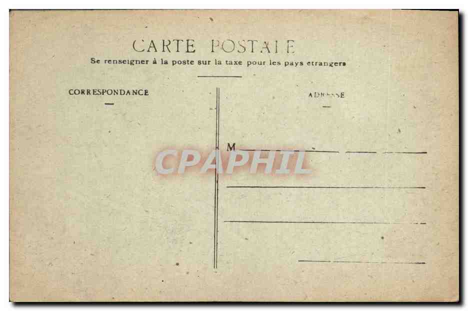 CPA Chateau de Vaugelas Alixan vue sur le lac dans le parc — Rückseite