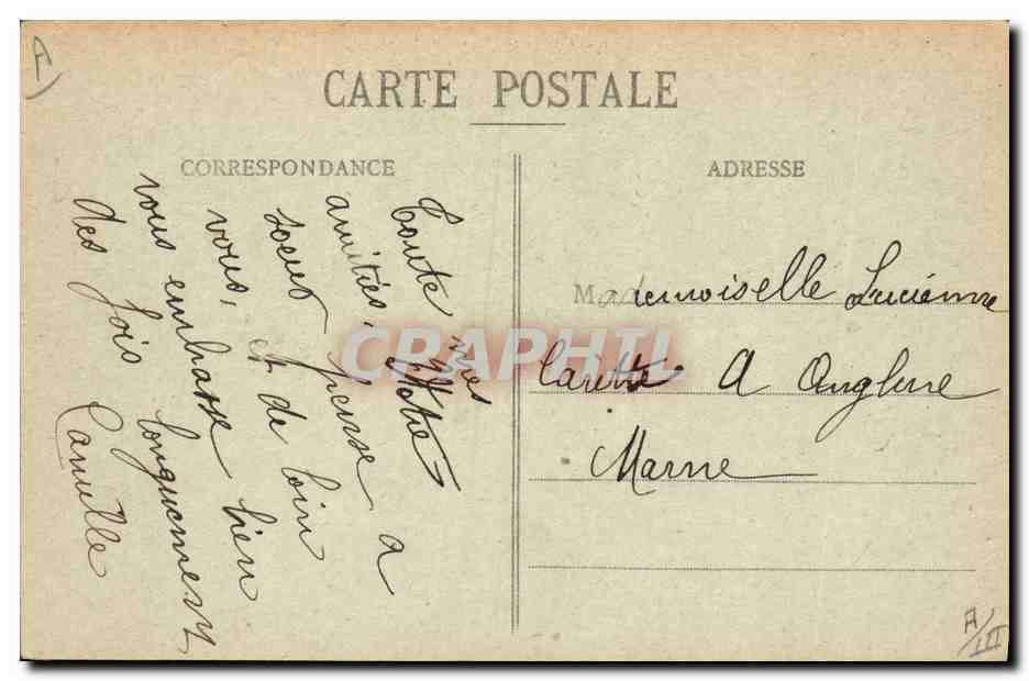 Pithiviers — La Place Dubamel-du-Monceau et les Bureaux de la Sous-Préfecture — Lib. Louis Joly, Pithiviers — Verso