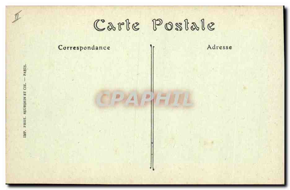 CPA Prefecture Perigueux — Rückseite