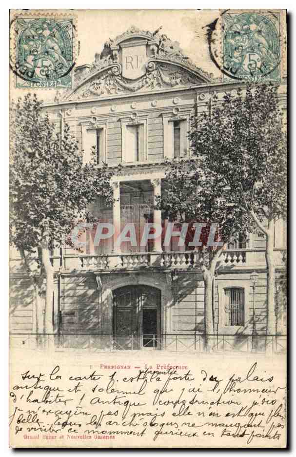 CPA Prefecture Perpignan 