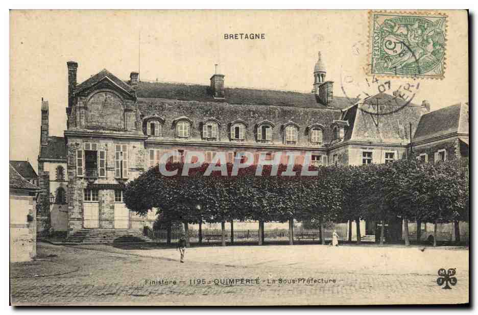 CPA Quimperle La Sous Prefecture 