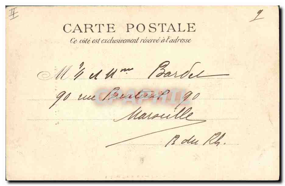 CPA Prefecture Poitiers — Verso