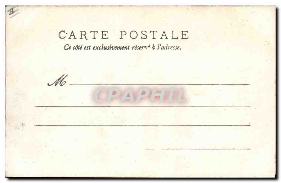 CPA Prefecture Poitiers — Verso