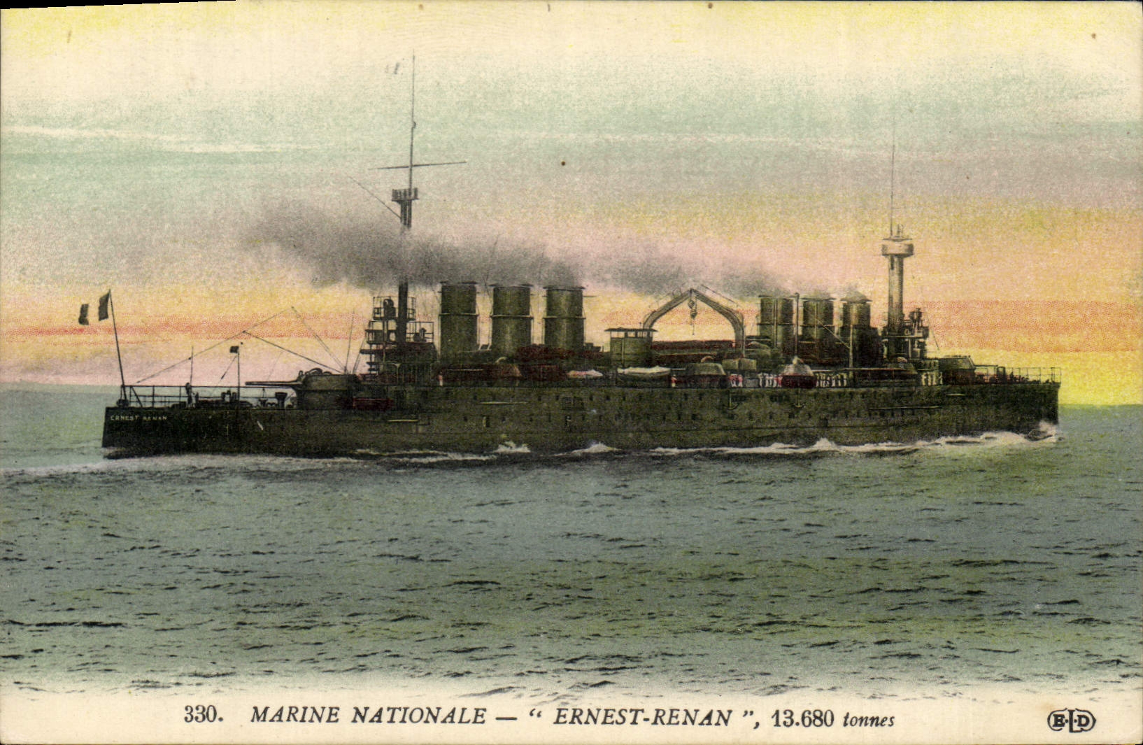 Marine Nationale — "Ernest-Renán", 13.680 tonnes — B.D. n°330