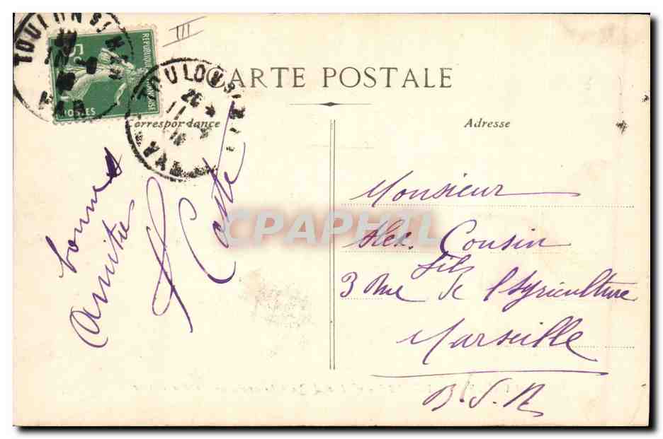 Marine de Guerre - « Edgard Quinet » croiseur de 1re classe — éditeur non visible — Reverso