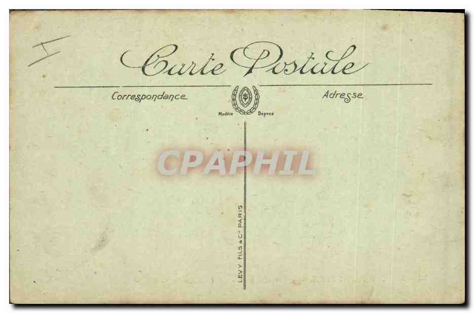 Marine de guerre — « Ernest-Renan » — Croiseur de 1re Classe — LL — n°78 — Reverso