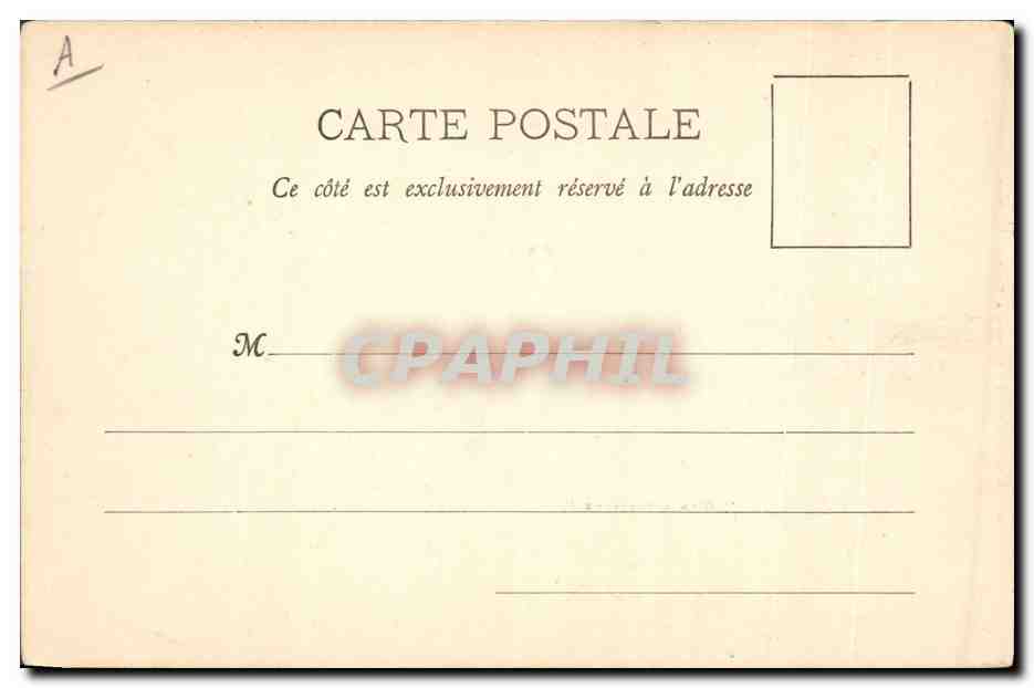 D'Entrecasteaux — Croiseur de la Marine française — Phototypie A. Bourgault, Nancy — Achterkant