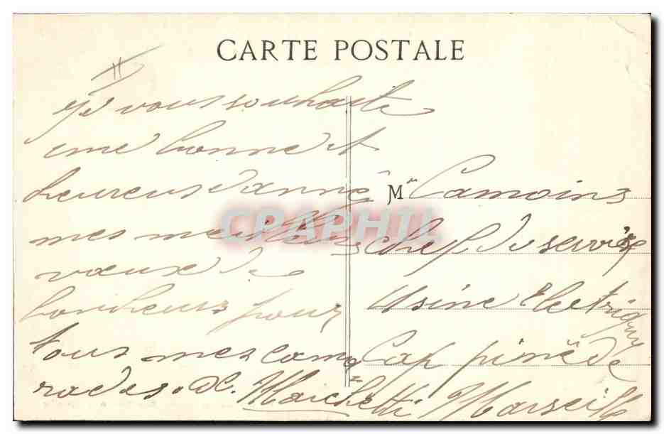 CPA Bateau de guerre Edgar Quinet Croiseur Cuirasse Francais de 1er rang — Verso
