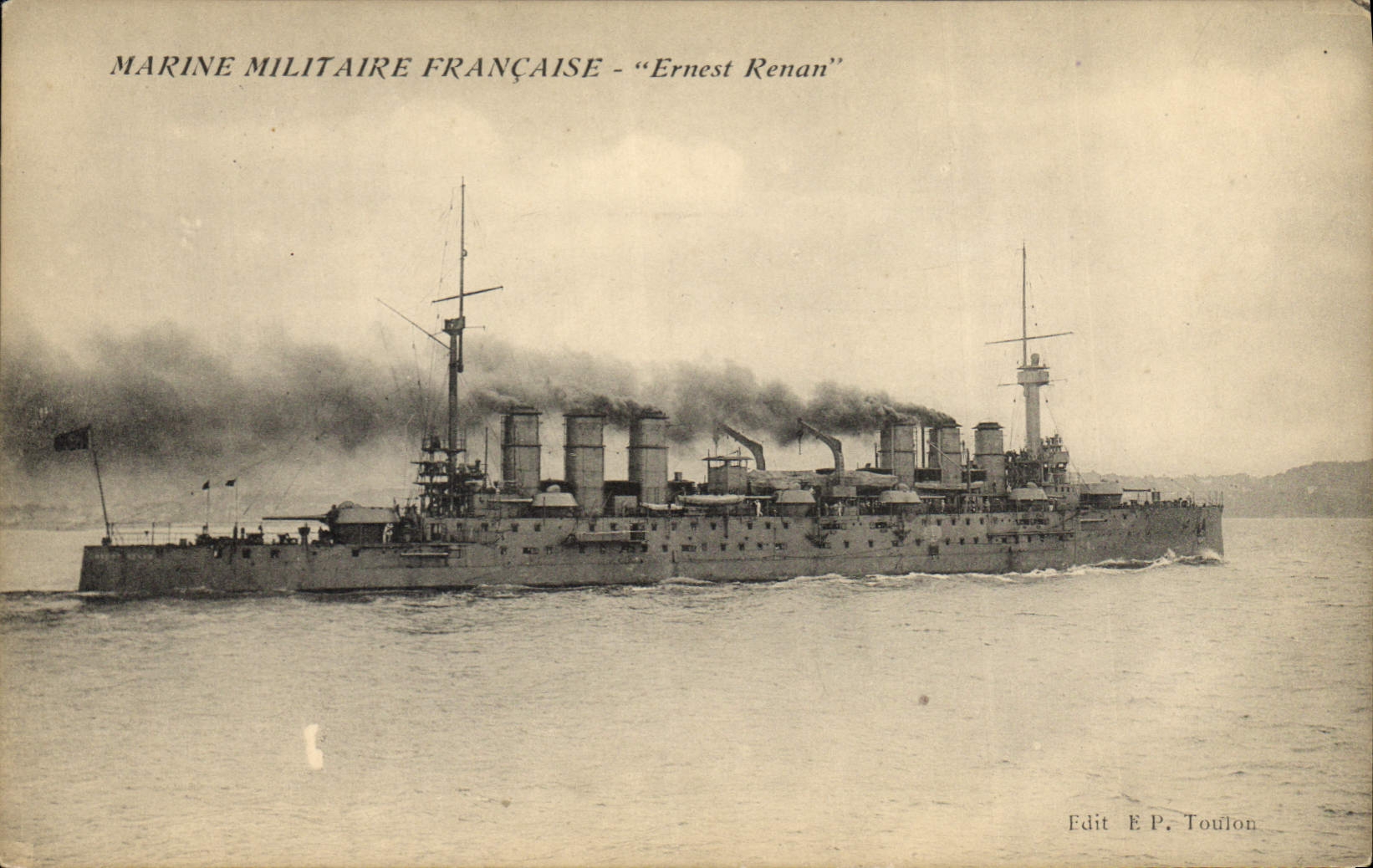Marine Militaire Française - "Ernest Renan" — Edit E.P. Toulon