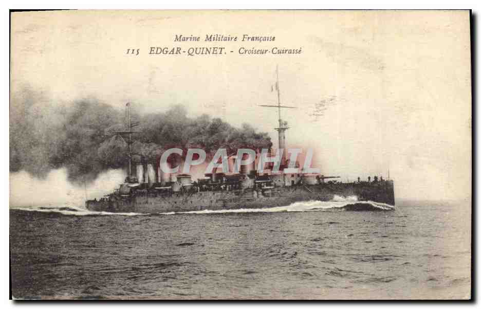 Croiseur-Cuirassé Edgar Quinet — Marine Militaire Française — n°115