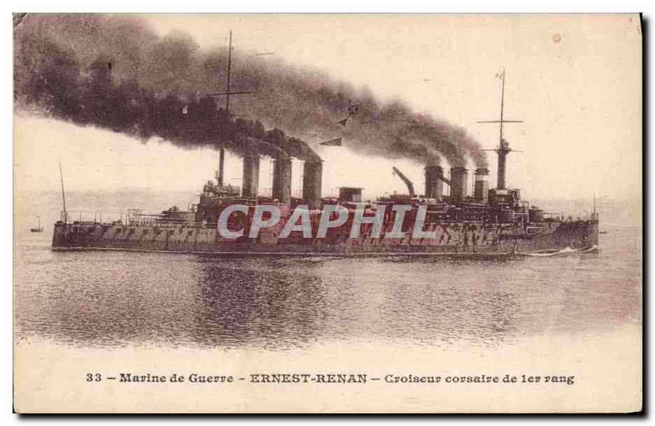 Ernest-Renan — Crucero corsario de 1er rango — Marina de Guerra
