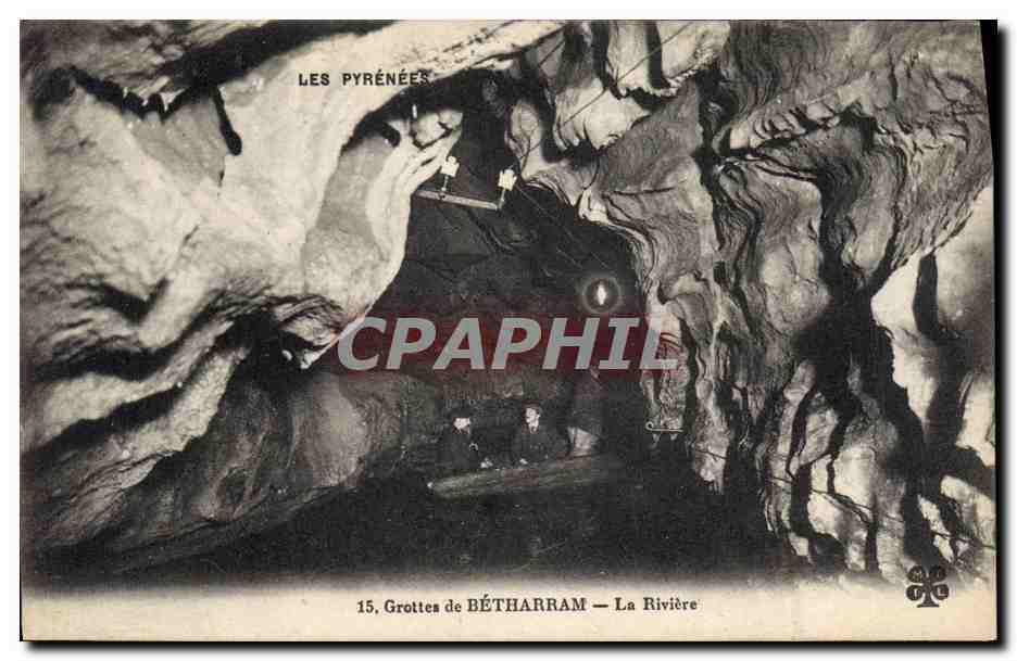 CPA Grotte Grottes de Betharram La riviere