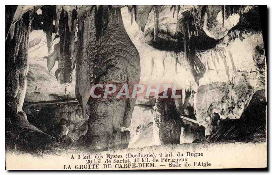 CPA Grotte de Carpe Diem Les Eyzies Dordogne Salle de l'aigle Grottes 