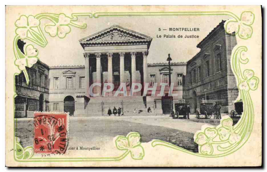 Montpellier — Le Palais de Justice — éditeur anonyme, n° 5