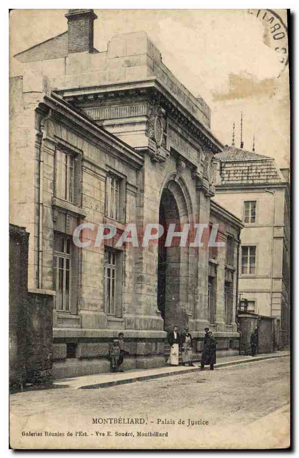 CPA Palais de justice Montbeliard