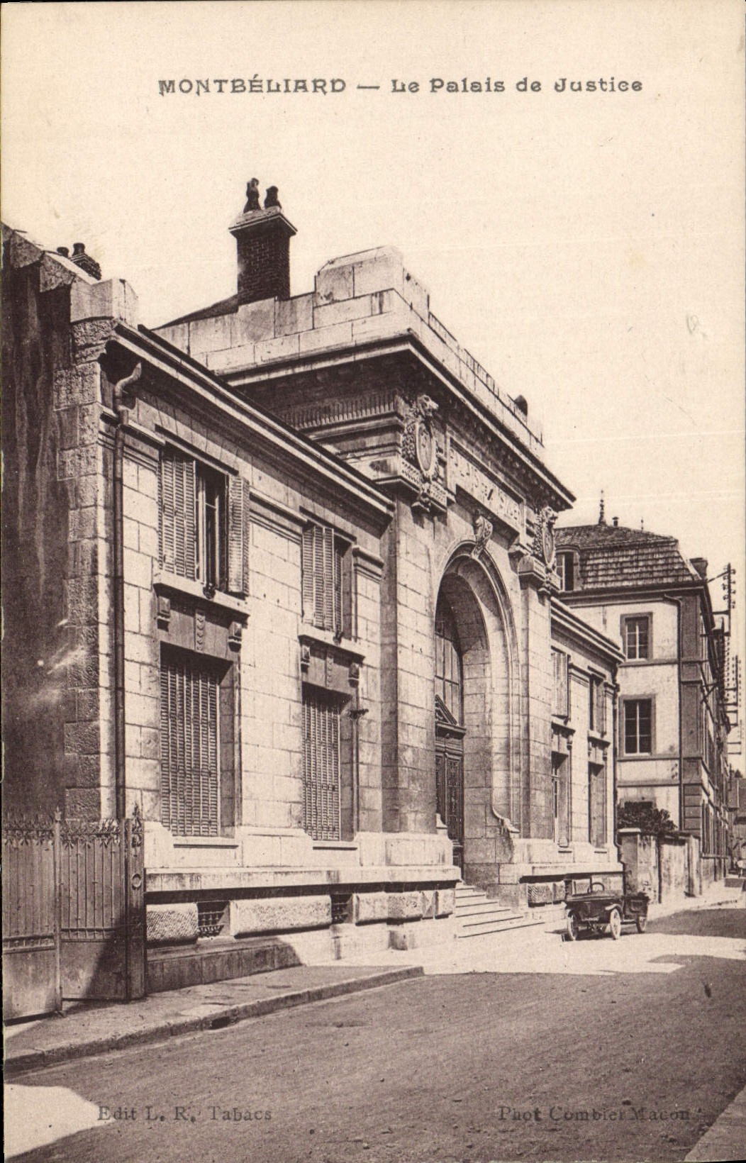 CPA Palais de justice Montbeliard