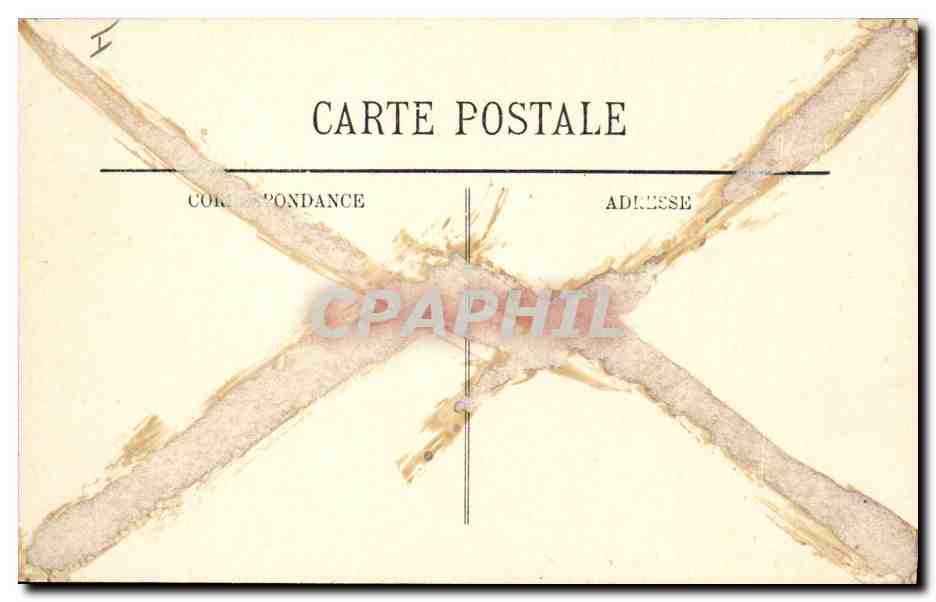CPA Palais de justice Montpellier — Verso