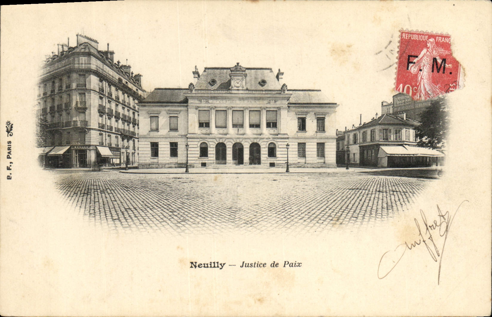Neuilly — Justice de Paix — B.F. Paris