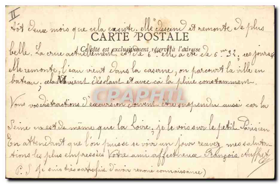 Neuilly — Justice de Paix — B.F. Paris — Verso