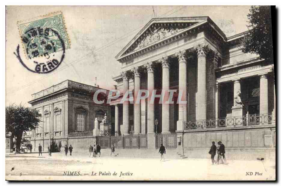 CPA Palais de justice Nimes 