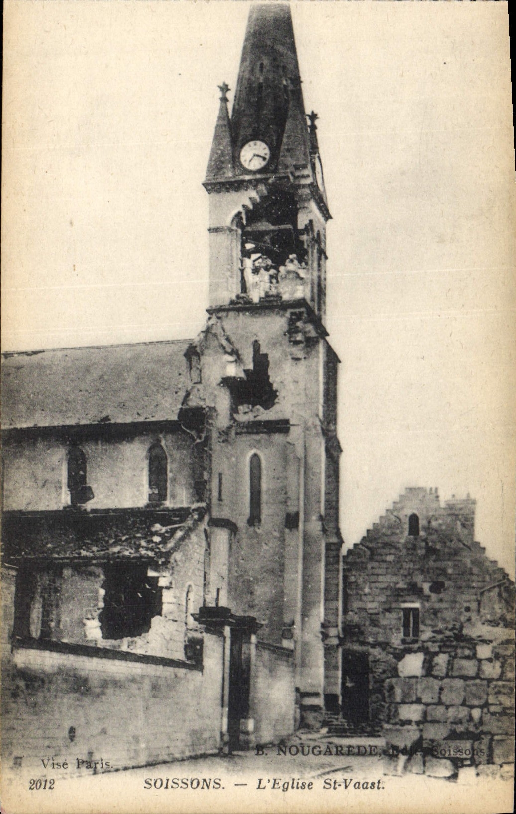 Soissons — Church of St-Vaast — B. NOUGAREDE, 144, Soissons