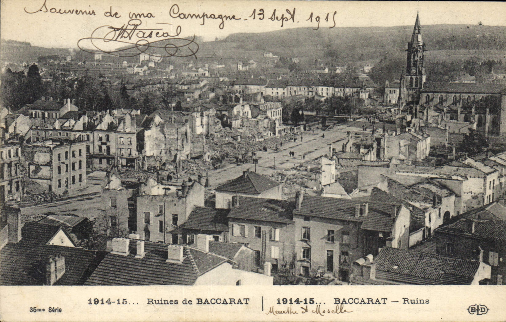 Baccarat — Ruines — 35me Série