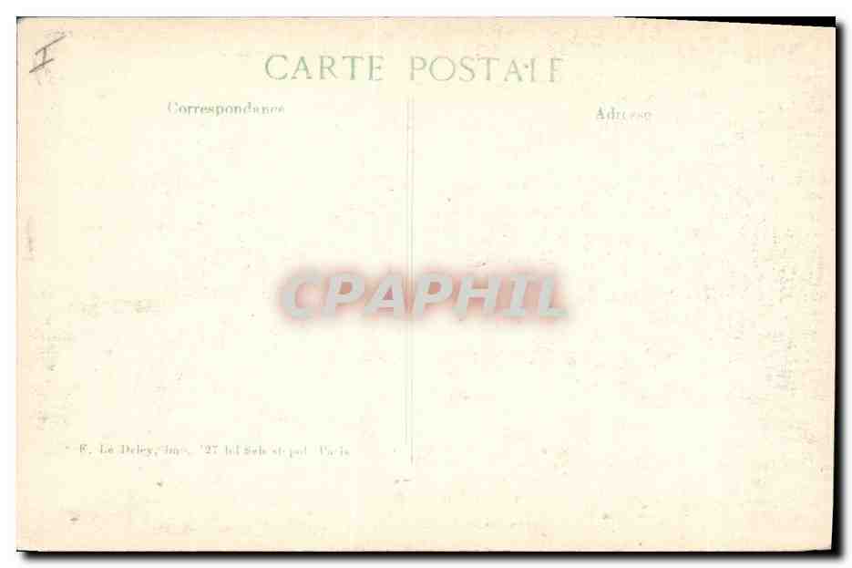 Église à Termonde bombardée — 1914 — Photo-Press Agency, 18me Série — Verso