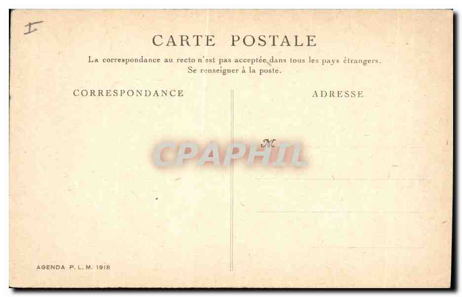 CPA Militaria Lassigny Place de l'eglise — Rückseite