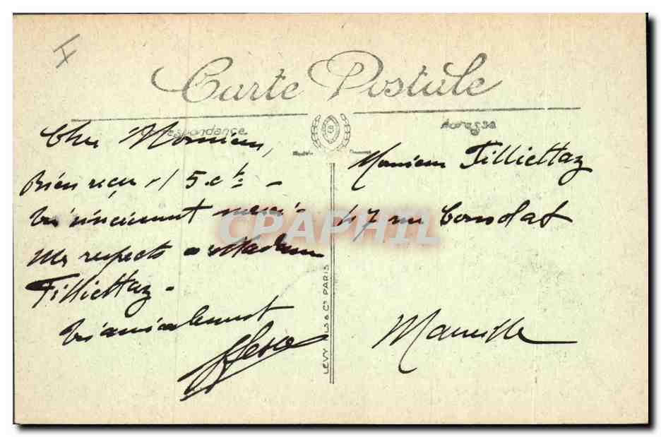 Amiens — Passage de la Comédie — Prud'homme, Éditeur — Verso