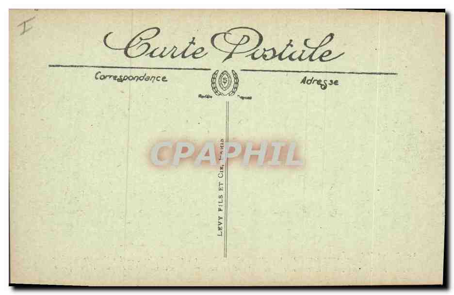 Château-Thierry — Les ruines de la Grande Guerre — Hôtel-de-Ville — Visé Paris n°502 — Verso