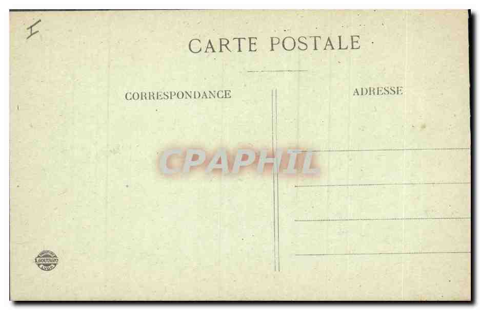 Reims — Place d'Erlon — Publisher E. Jouinard, no. 424 — Back