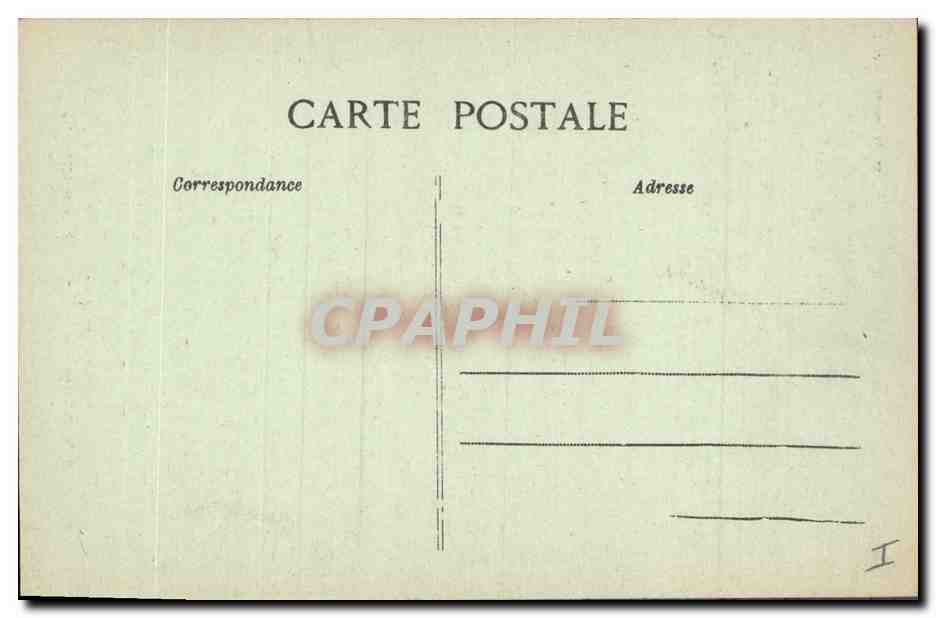 CPA Militaria Reims dans les ruines apres la retraite des Allemands — Rückseite