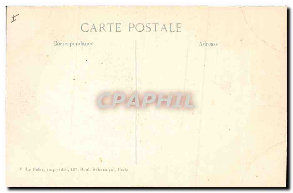 CPA Militaria Ruines de Louvain Vieux marche — Rückseite