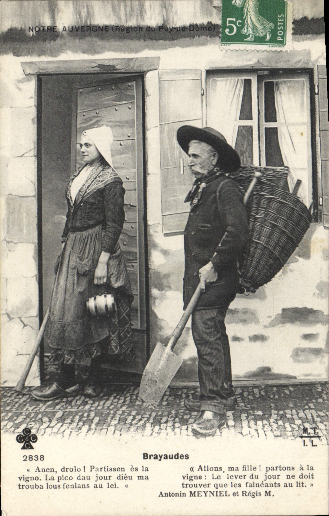 CPA Folklore Brayaudes