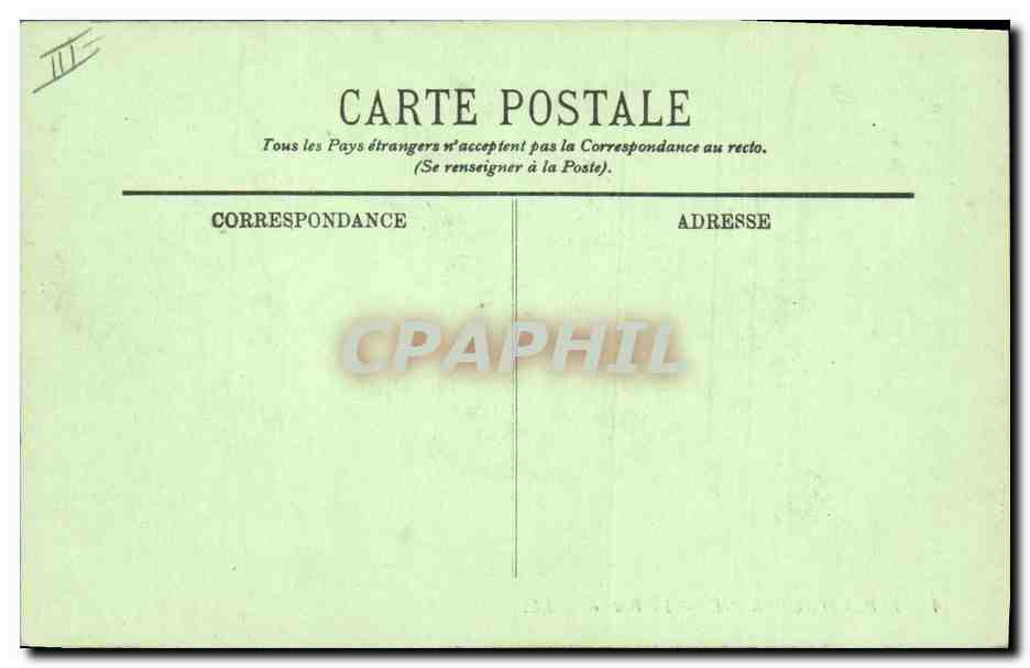 CPA Folklore Auvergne La bourree — Verso
