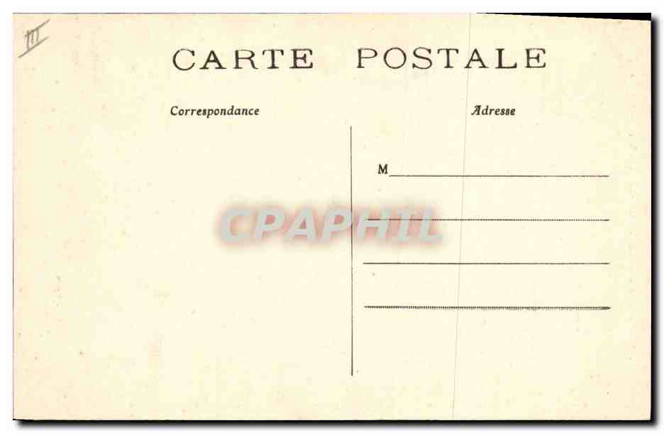 CPA Folklore Costume de Chatel Guyon — Verso