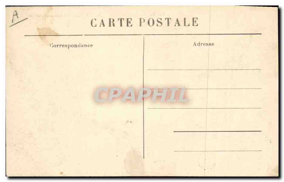 CPA Folklore Costumes du Velay La bourree des conscrits — Verso
