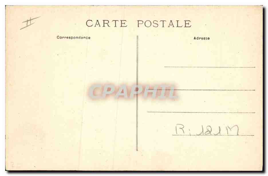 CPA Folklore Auvergne  — Verso