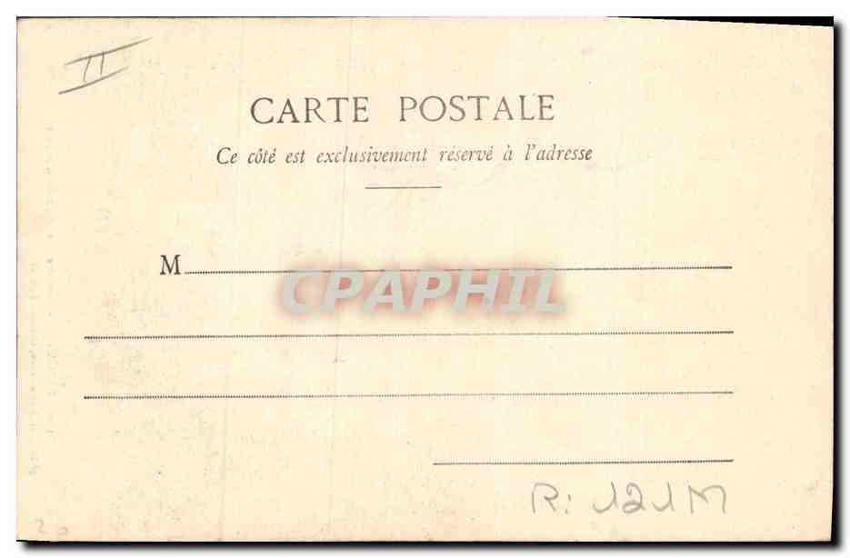 CPA Folklore Parganet Costume des environs d'Issoire — Verso