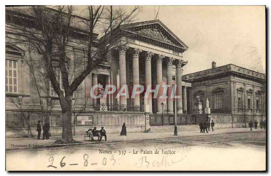 CPA Palais de justice Nimes