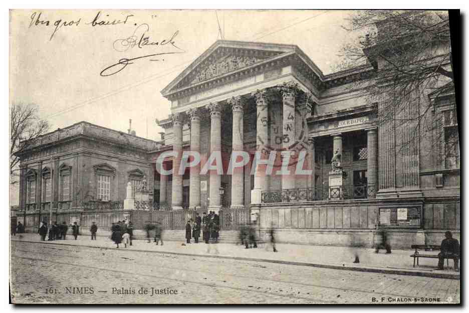 CPA Palais de justice Nimes