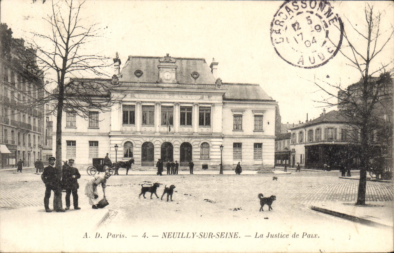 CPA Palais de justice Neuilly sur Seine La justice de Paix