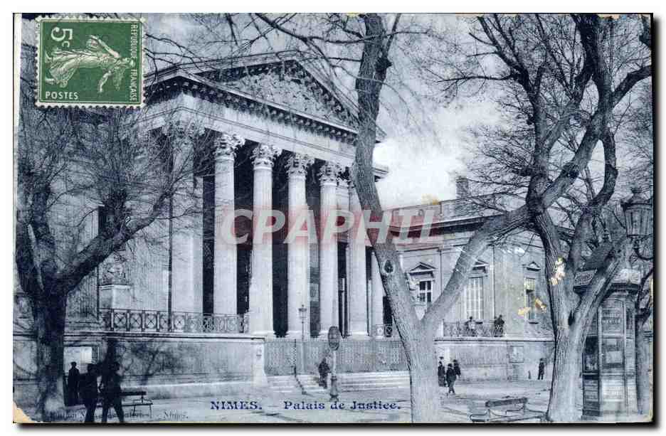 CPA Palais de justice Nimes